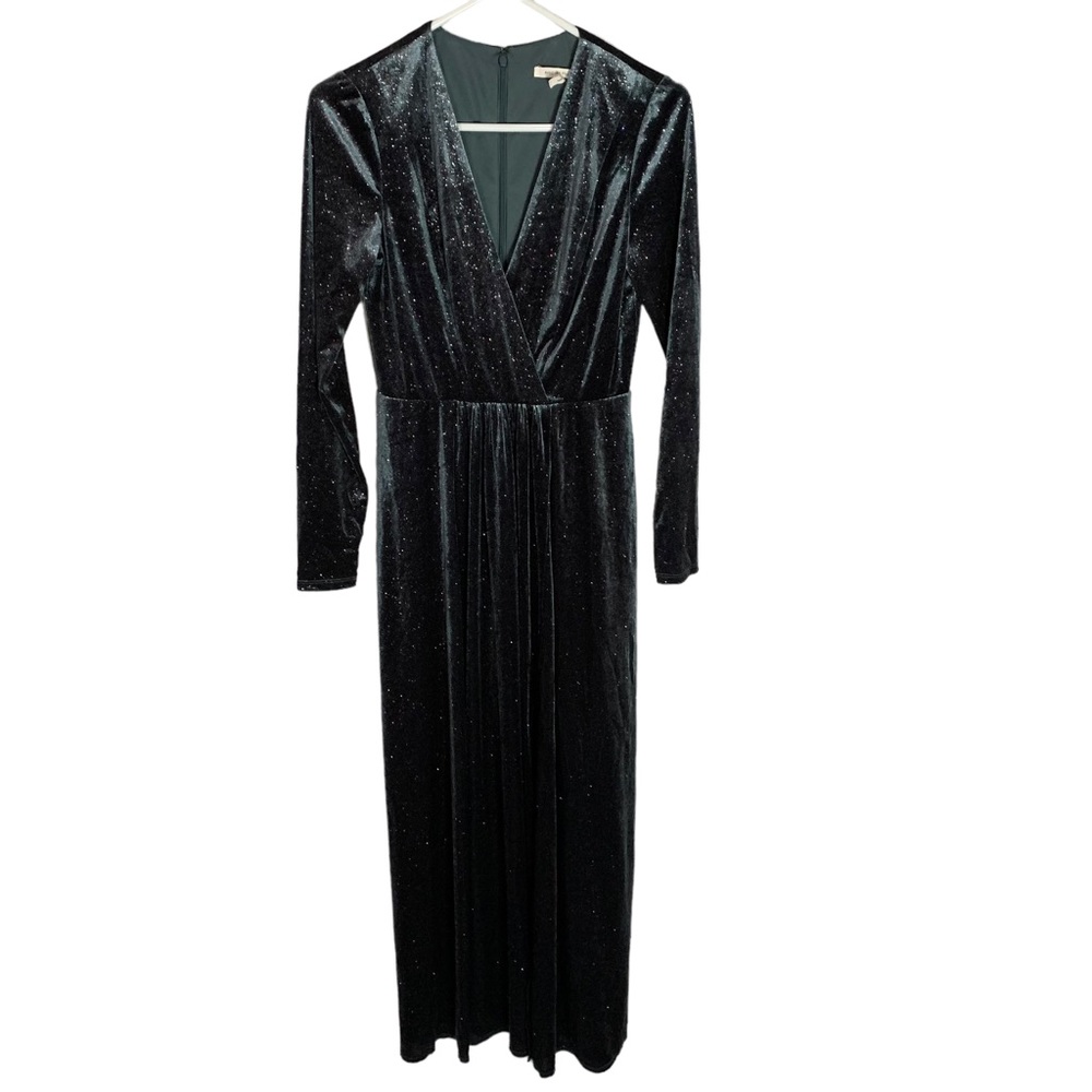 Vintage - Avec Les Filles Velvet Sparkle Maxi Dress. Size 6.